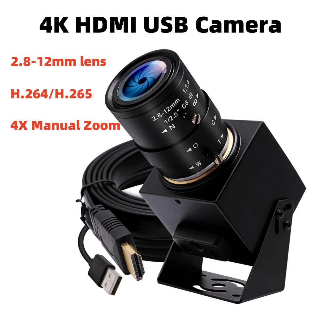 Webcam 4K - ELP 4K 30fps HDMI USB2.0 Camera