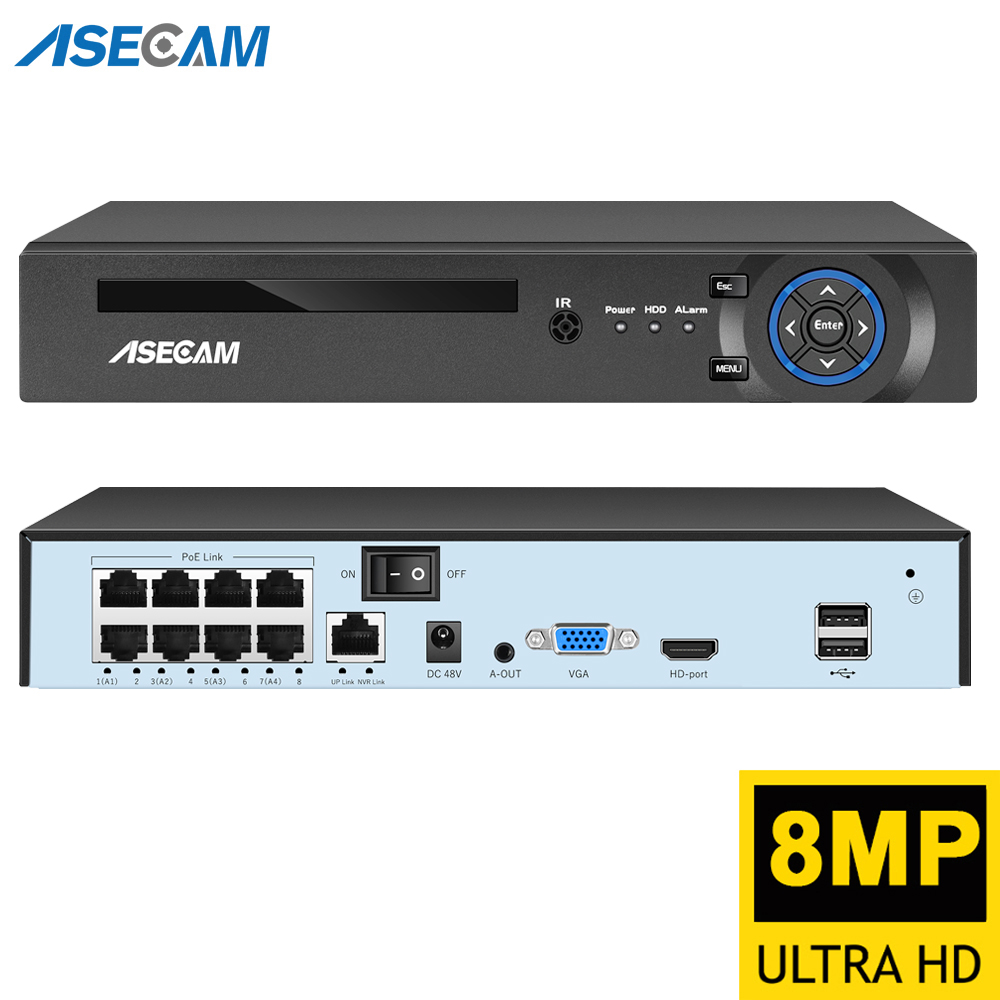 Webcam 4K - Super 8MP POE NVR Video Recorder