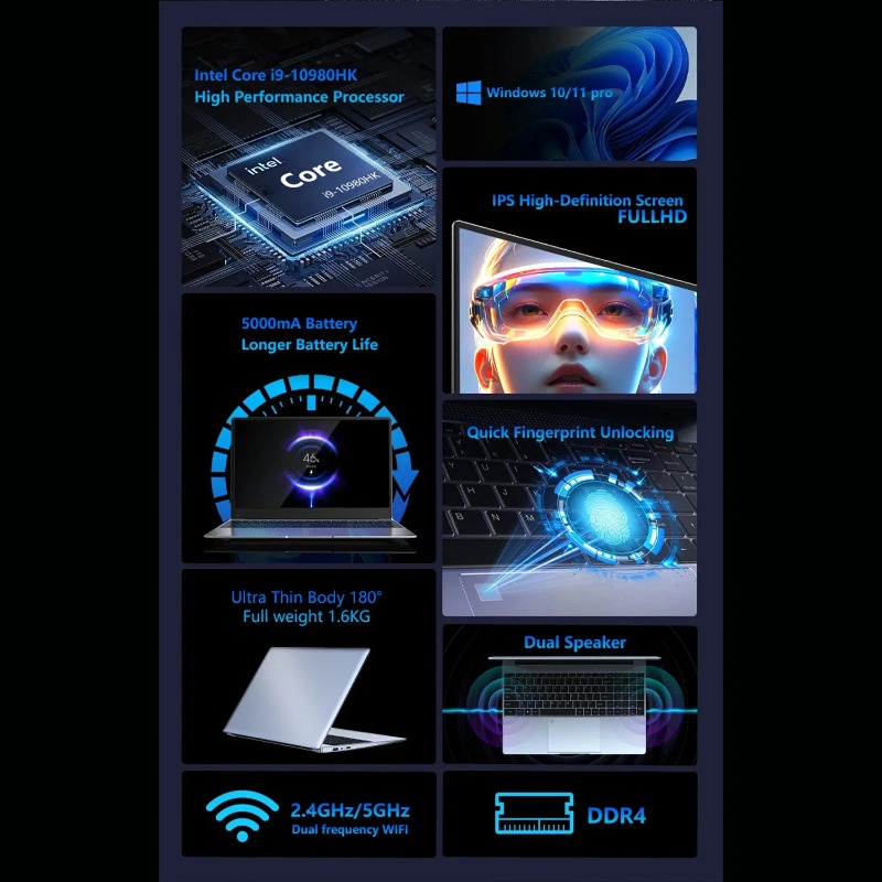 Intel Core i9-10980HK 15.6 Inc - đánh giá và giá Pc Gaming Intel Core I9