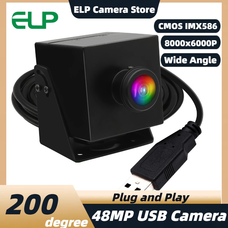 ELP 48MP 8K Ultra HD USB Camer - đánh giá và giá Webcam 4K