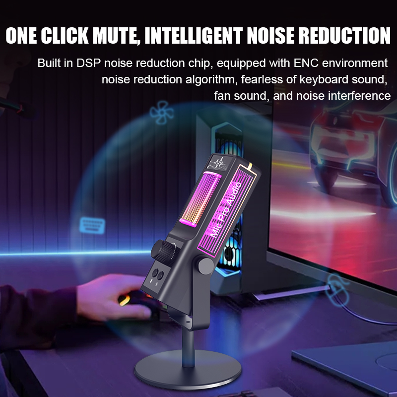 Rgb condenser microphone podca - đánh giá và giá Pc Gaming Online
