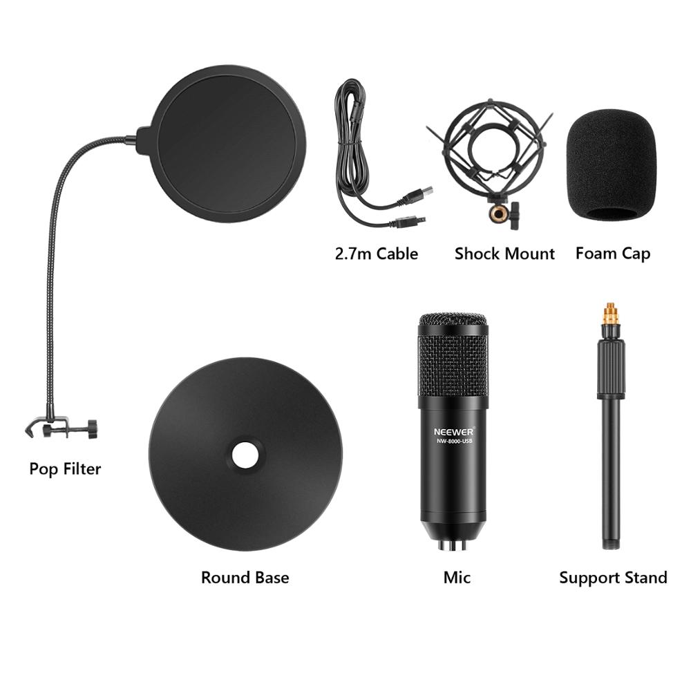 Neewer USB Microphone Kit-Plug - đánh giá và giá Pc Gaming Youtube