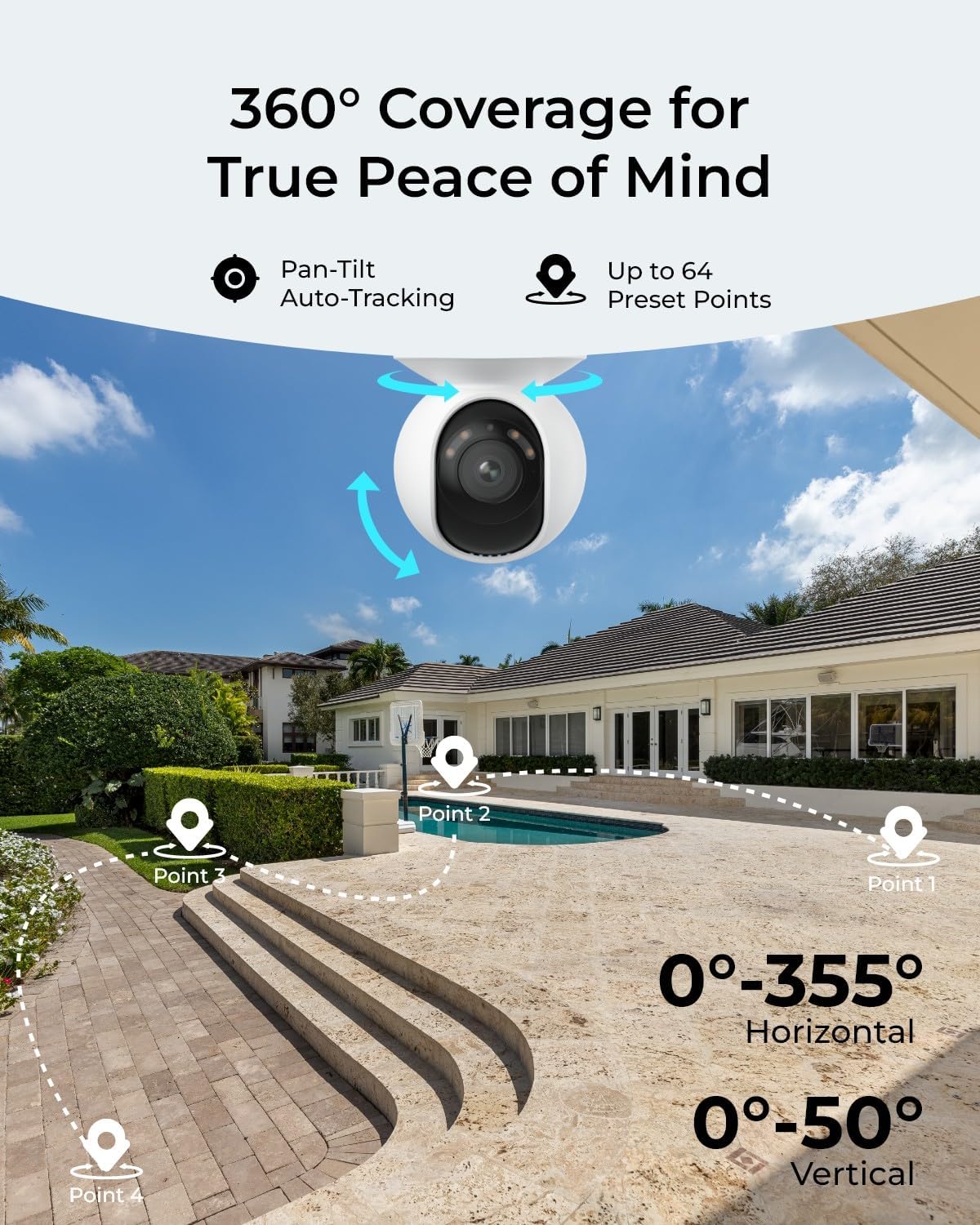 PoE 4K Outdoor Home Security C - đánh giá và giá Webcam 4K