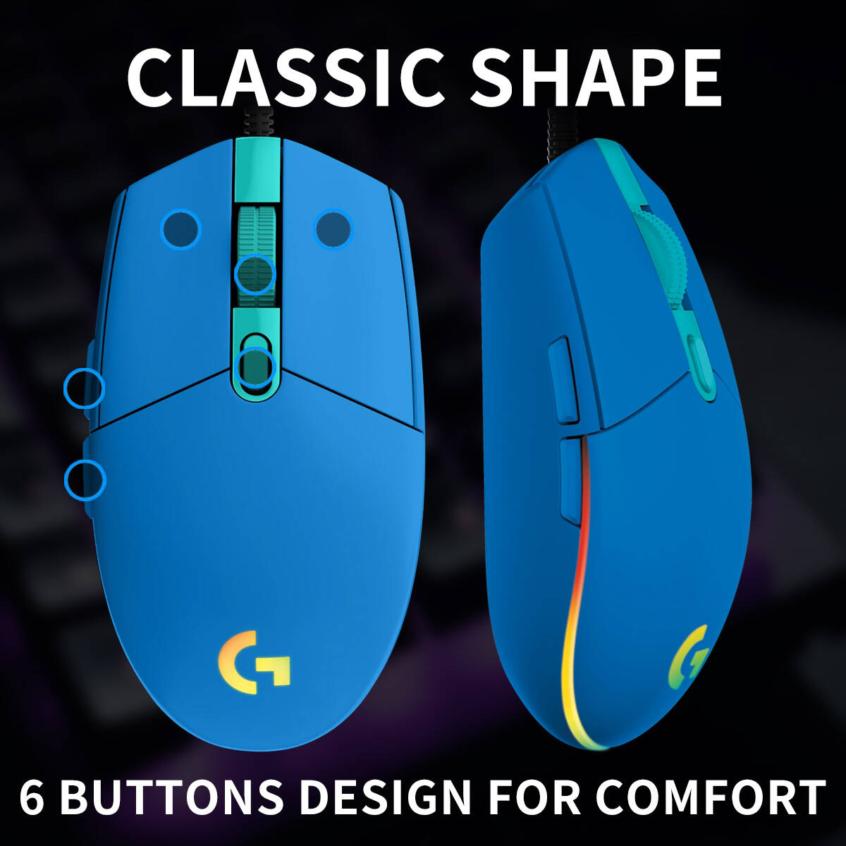 Logitech G203 Wired Gaming Mou - đánh giá và giá Pc Gaming Optimization