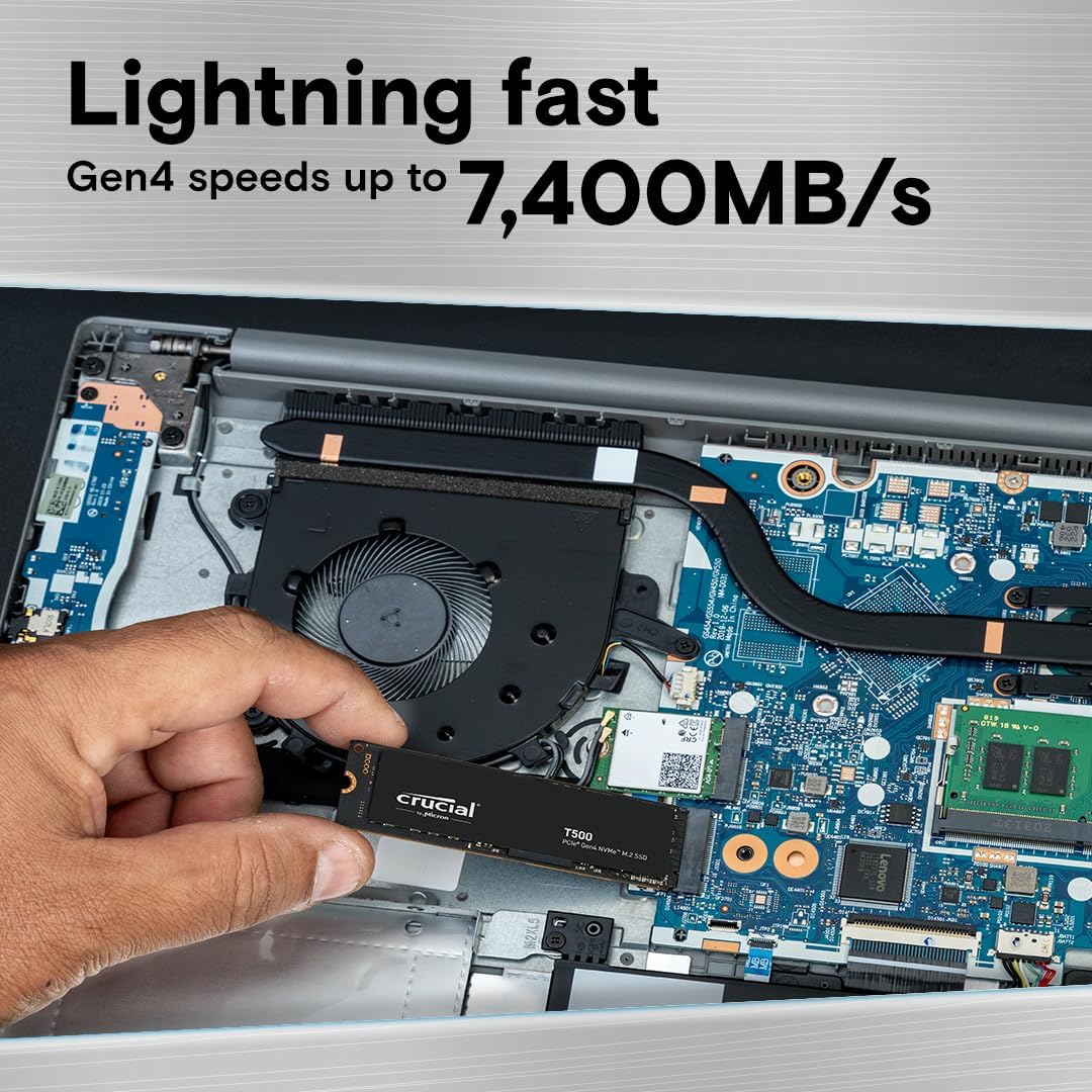 Crucial T500 1TB Gen4 NVMe M.2 - đánh giá và giá Pc Gaming Website