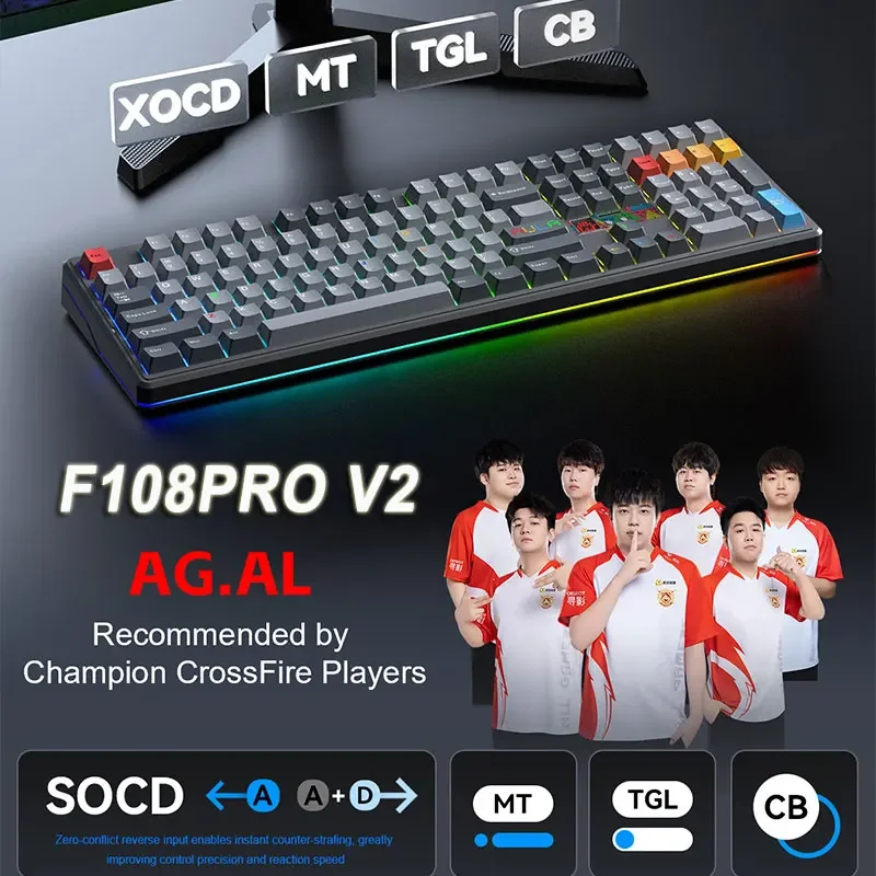 AULA F108 Pro V2 Mechanical Ke - đánh giá và giá Pc Gaming Uk